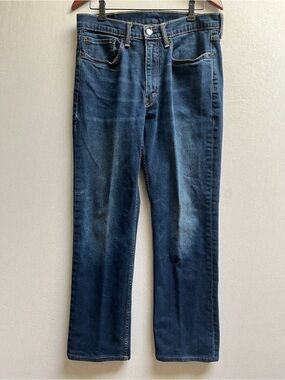Levi's 514 Straight Fit Dark Wash Jeans Men's Sz 34